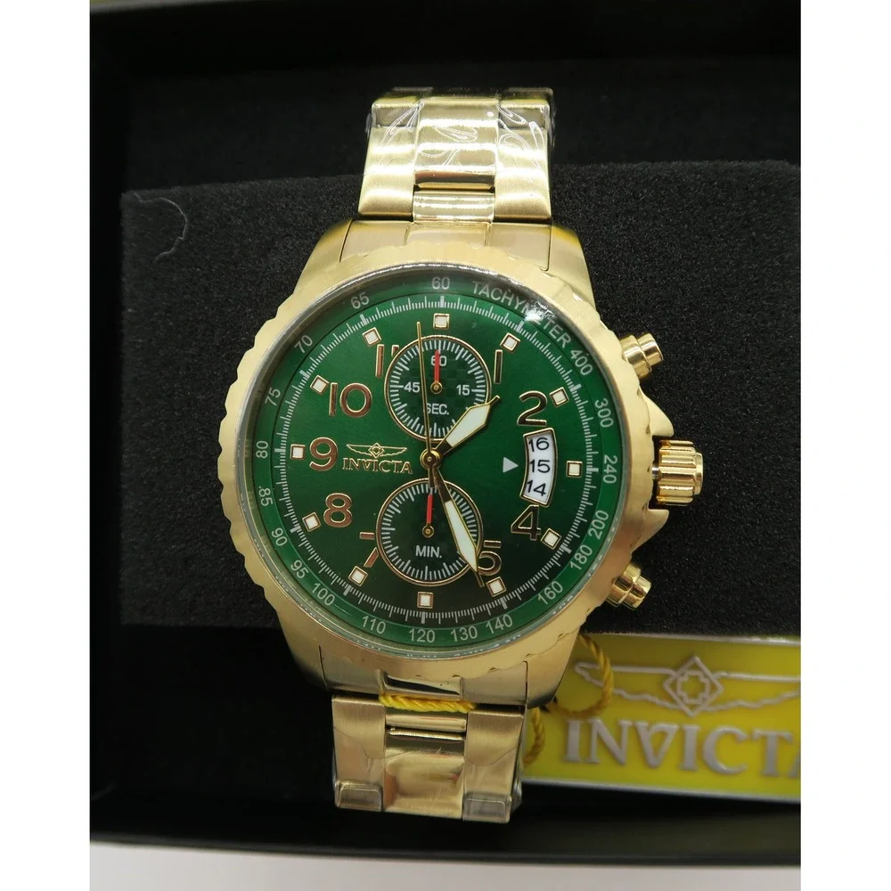 Invicta Specialty Gold Veloquence Men's Watch - 47mm, Gold (69793) New